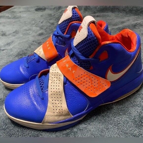 Nike Air Max Sweep Thru 'Amare Stoudemire Blue Orange PE 2011 Mens Sz 11(US) EUC - Picture 15 of 16